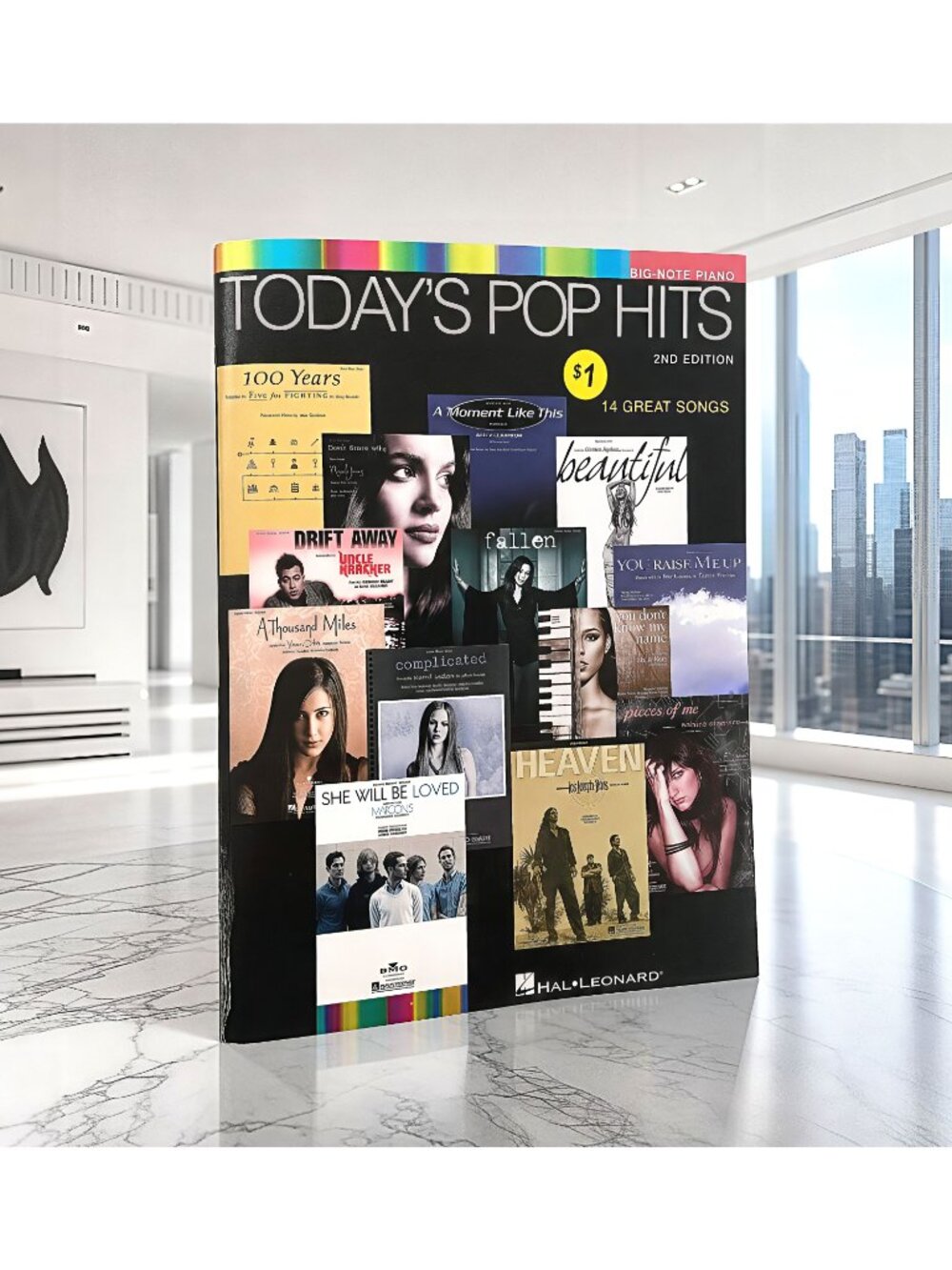 Today’s Pop Hits Piano Sheet Music Book + Original Piano Solo